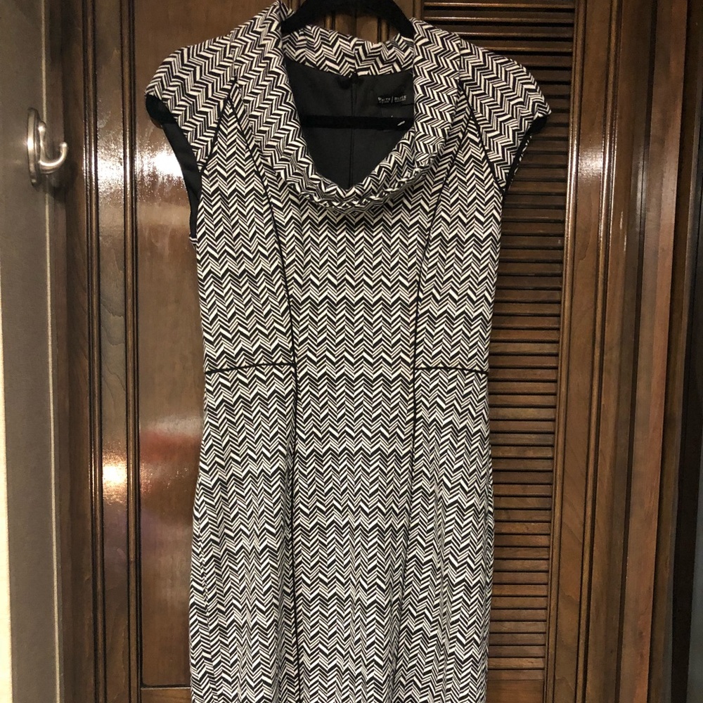 Black and White winter dress